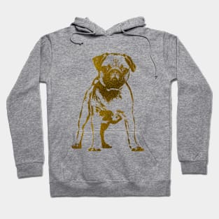 Golden Pug Puppy Hoodie